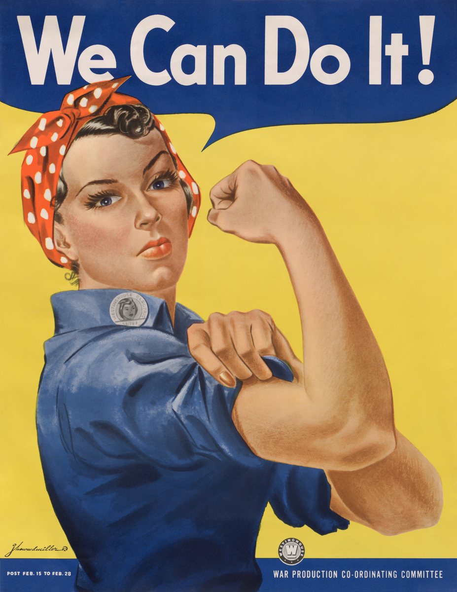 We Can Do It wartime production poster